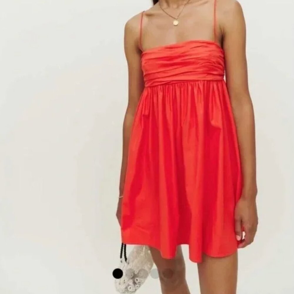 Reformation Catarina Dress in Red | Size 6, Worn once; in perfect condition